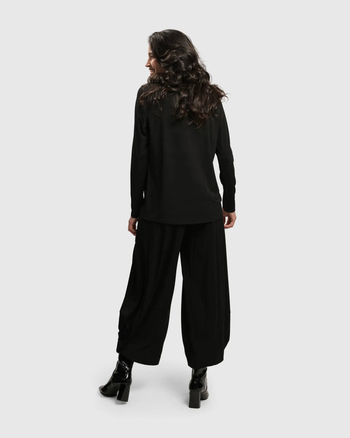 Essential Ultimate Turtleneck Top, Black