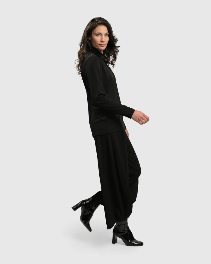 Essential Ultimate Turtleneck Top, Black