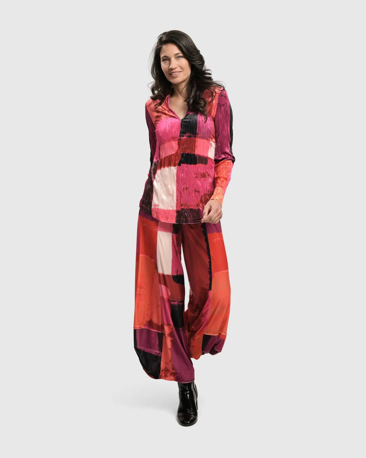 Sunset Strip Punto Pants, Magenta