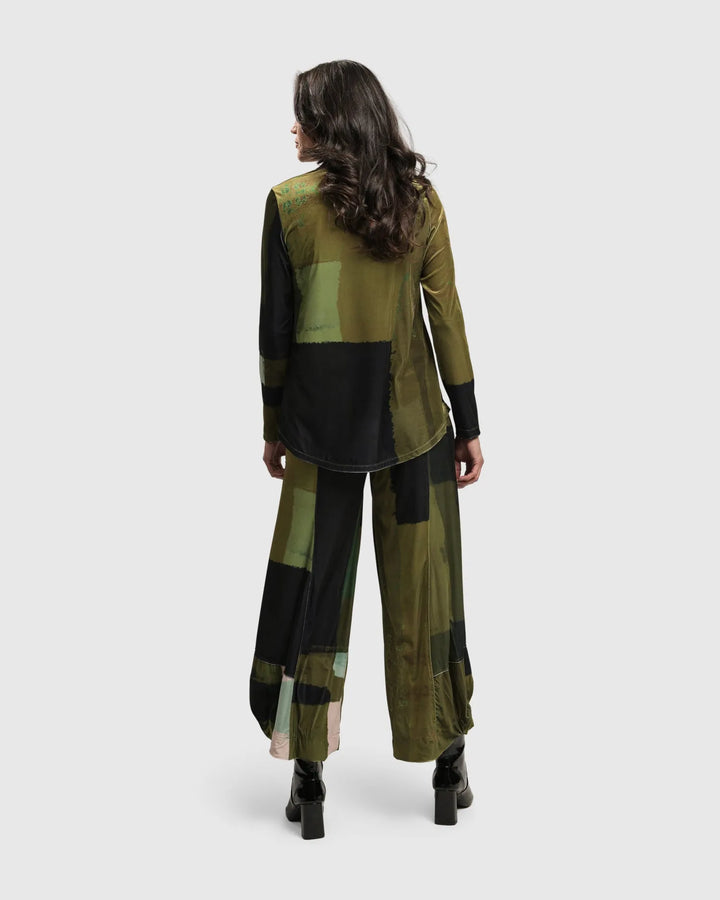 Al Fresco V Neck Pullover, Olive