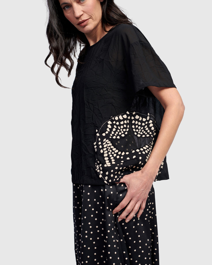 Halo Boxy Tee, Galaxy