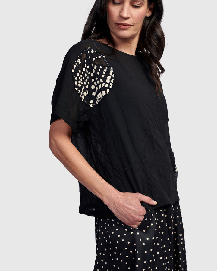 Halo Boxy Tee, Galaxy