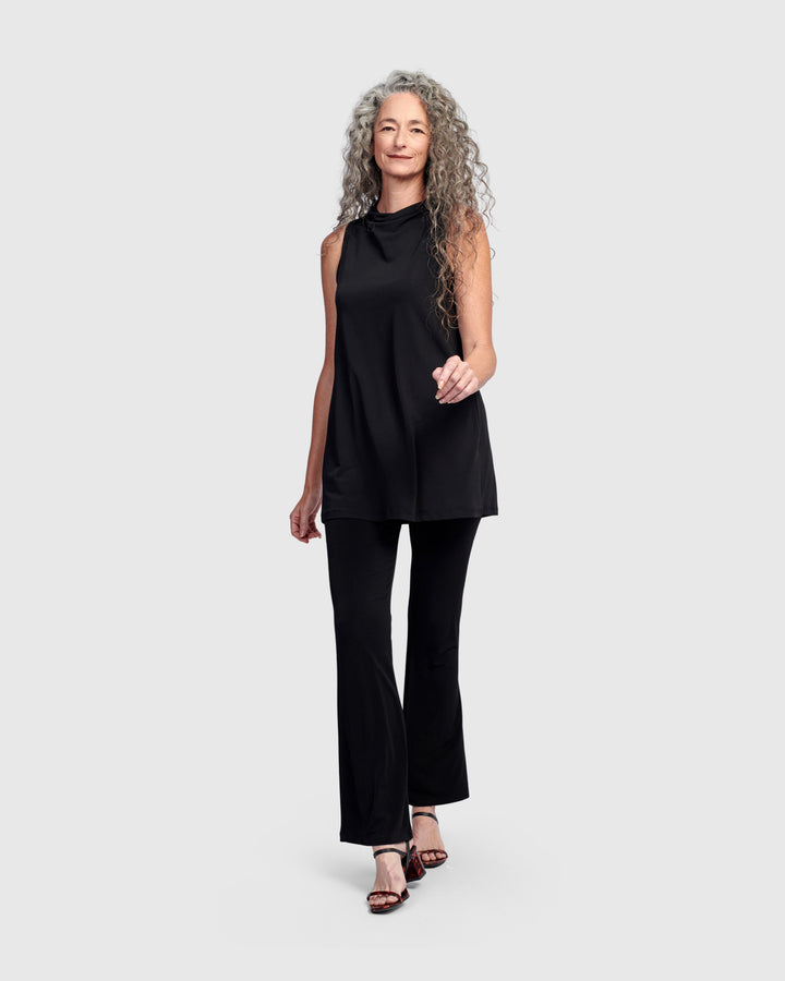 Essential Kick Flare Pants, Black