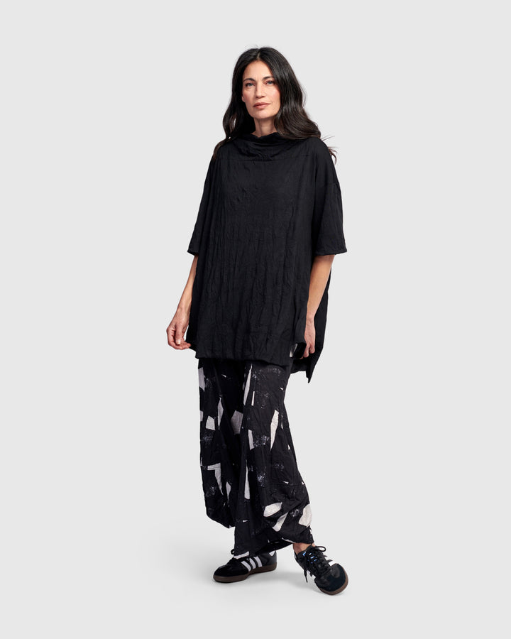 Nightline Trapeze Top, Black