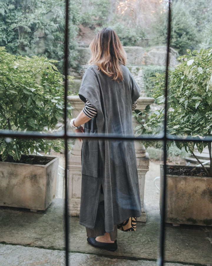 Urban Berlin Duster Jacket, Grey