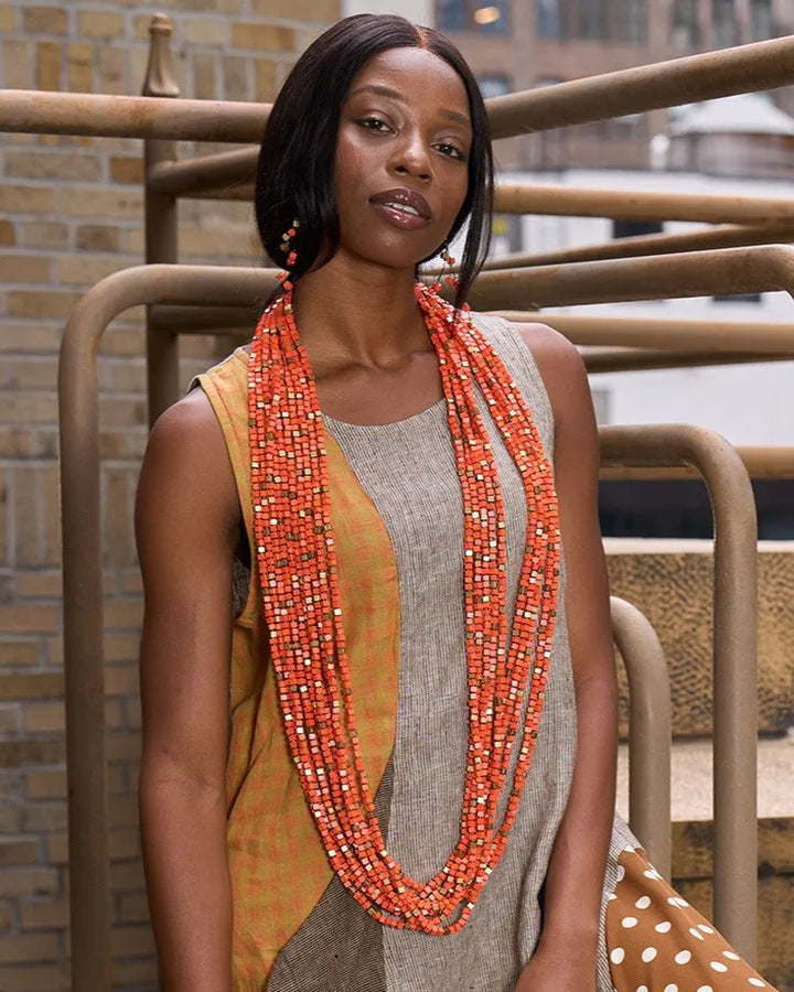 Next Pashmina Necklace, Orange