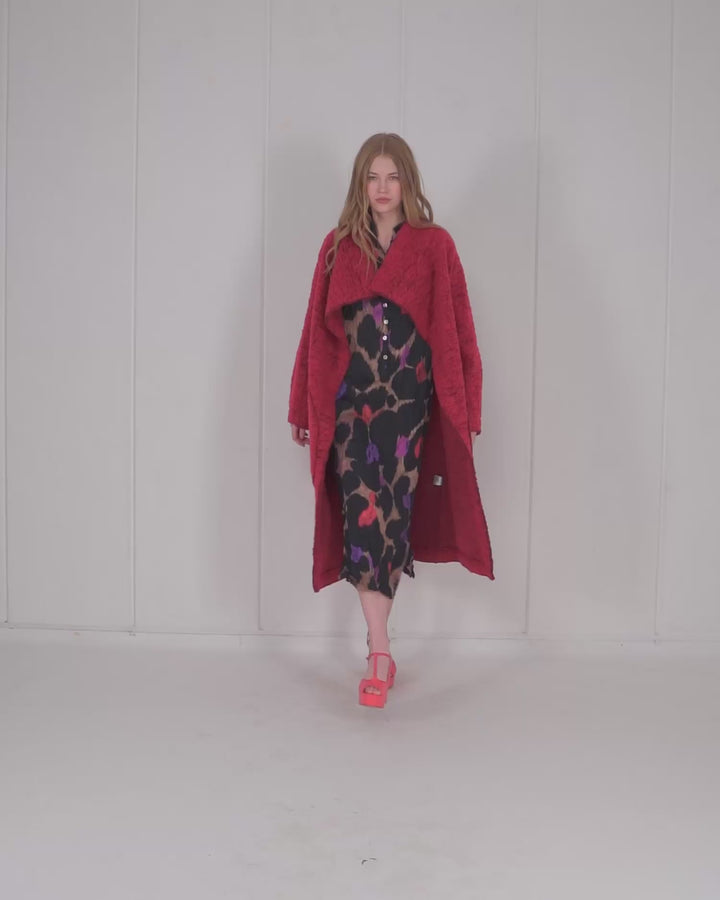 Cosmopolitan Shirt Dress, Violet