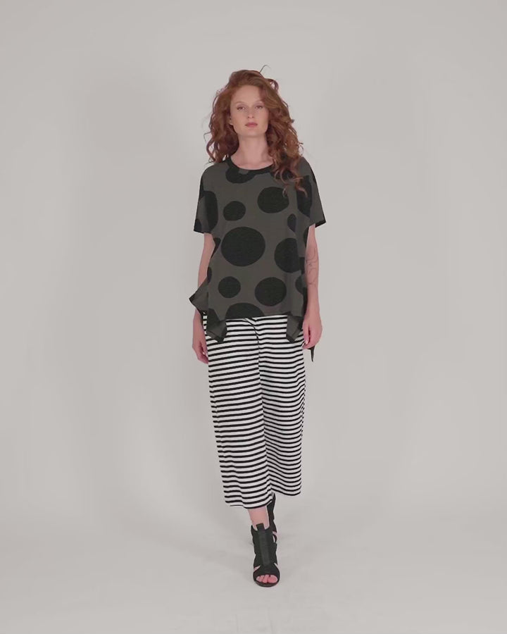 Urban Greenwich Striped Pants, Black