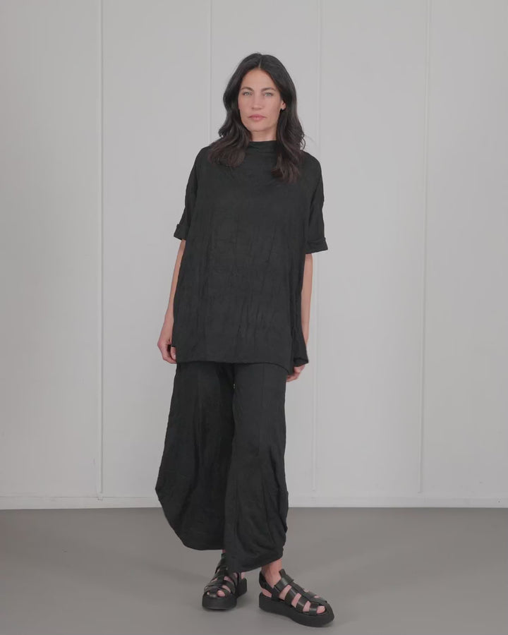 Nightline Trapeze Top, Black