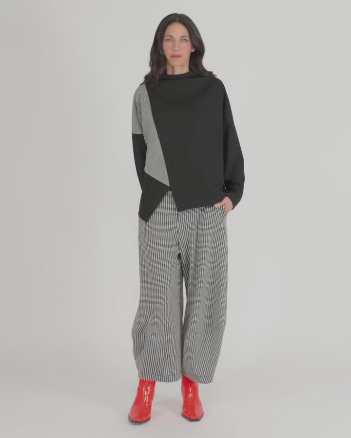 Uptown Lantern Pants, Steel