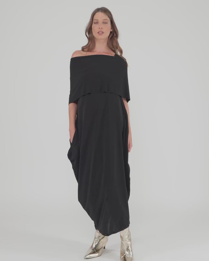 Savoir Maxi Dress, Black