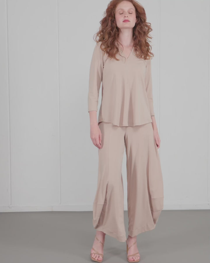 Willow Punto Pants, Champagne