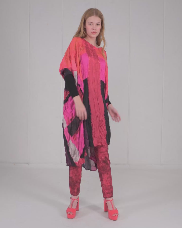 Sunset Strip Muumuu Dress, Magenta