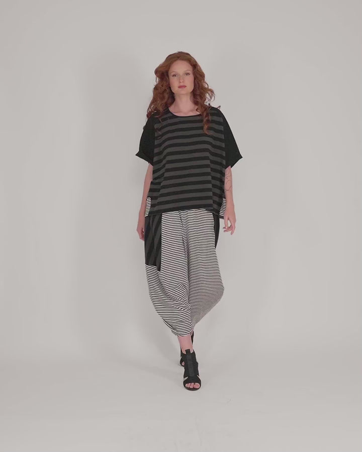 Urban Splice Boxy Tee, Stripes
