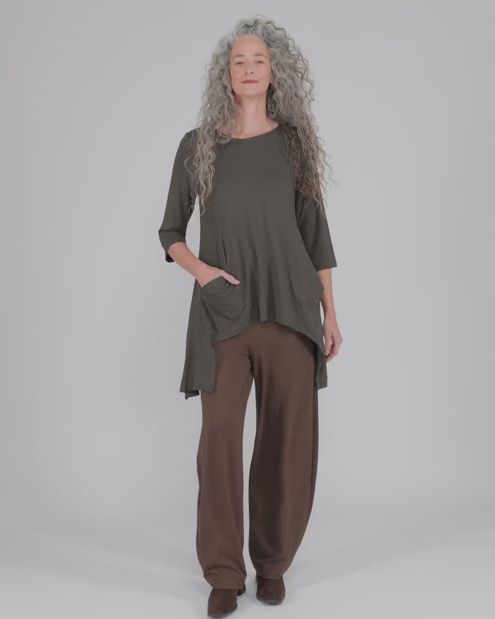 Essential Flow Pants, Umber
