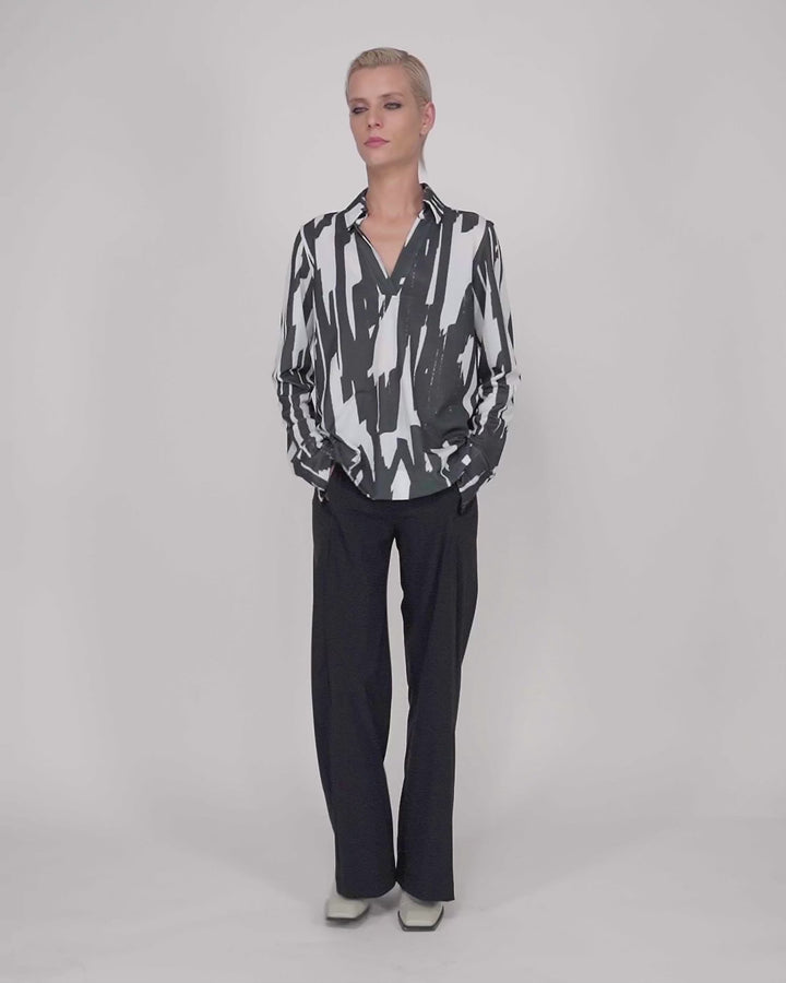 Trinity Straight Leg Pants, Black