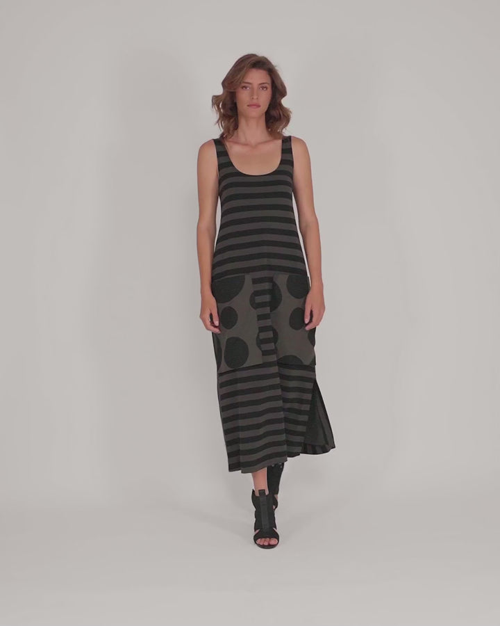 Urban Maxi Tank Dress, Khaki