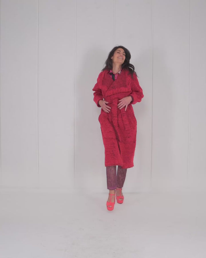Leading Lady Coat, Scarlet