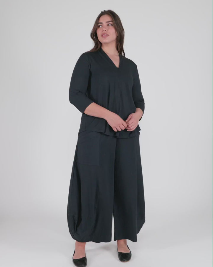 Essential Punto Pockets Pants, Ocean