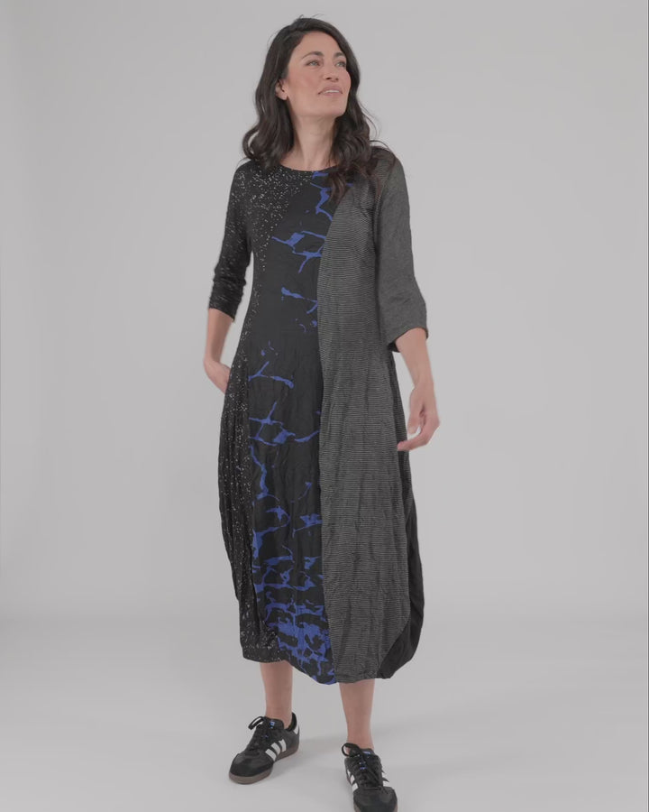 Arcadia Crew Cocoon Dress, Blue