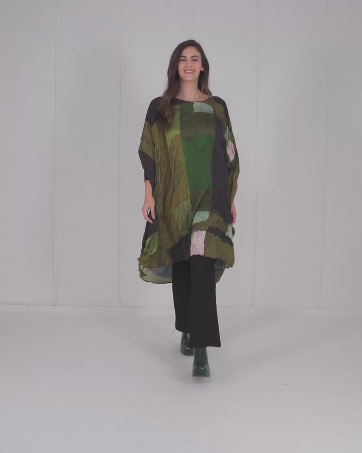 Al Fresco Muumuu Dress, Olive