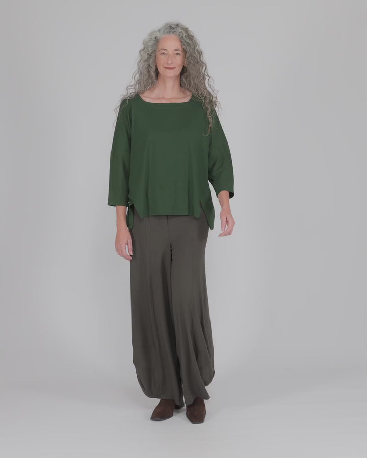 Essential Boxy Top, Jungle