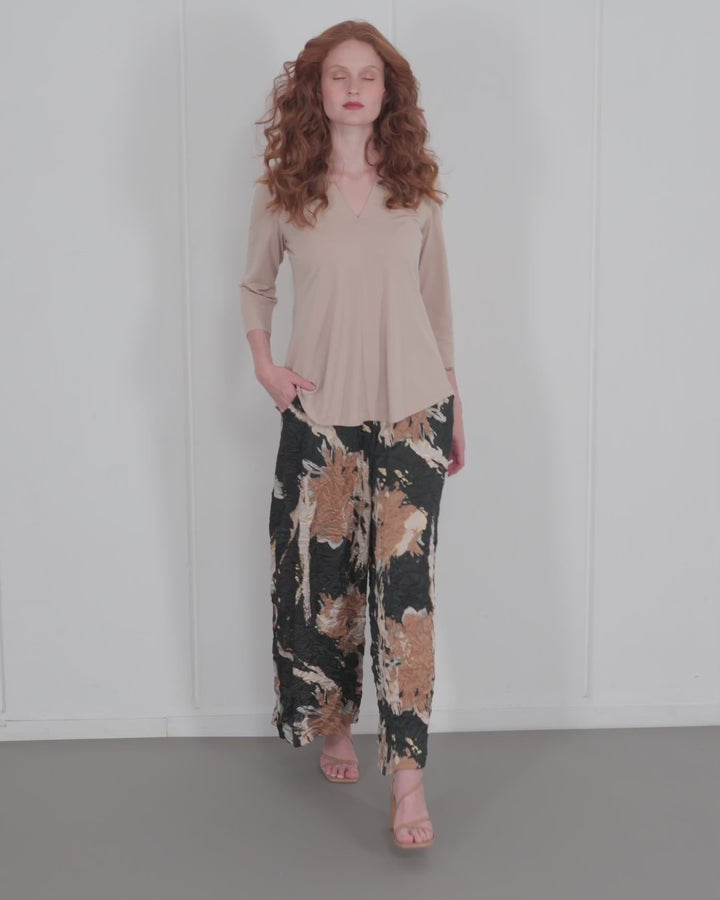 Ristretto Wide Leg Pants, Shimmer
