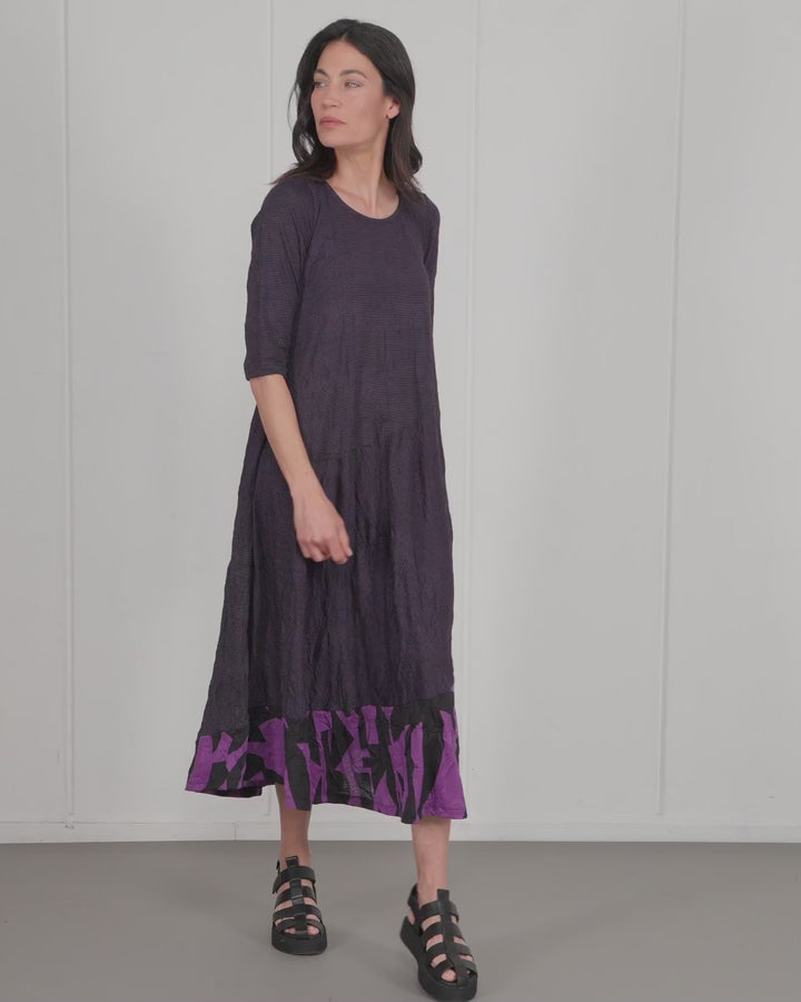 Chrysalis Midi Dress, Violet
