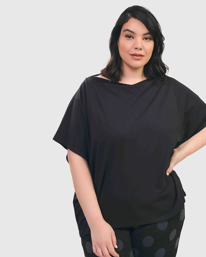 Urban Dolman Top, Black