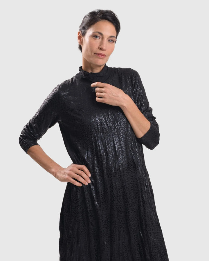 Glimmer Maxi Dress, Black