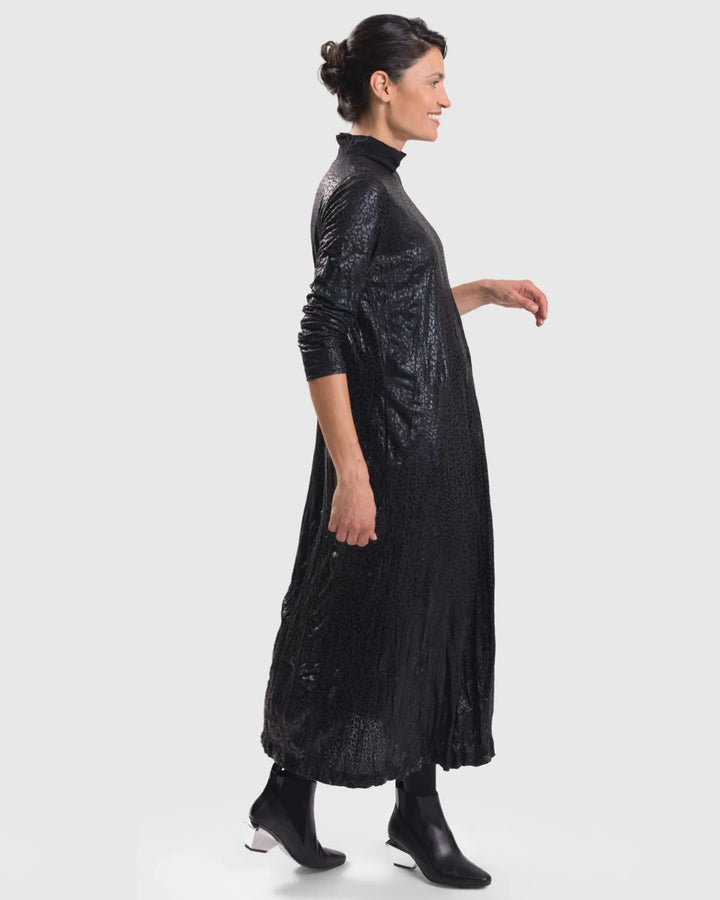 Glimmer Maxi Dress, Black