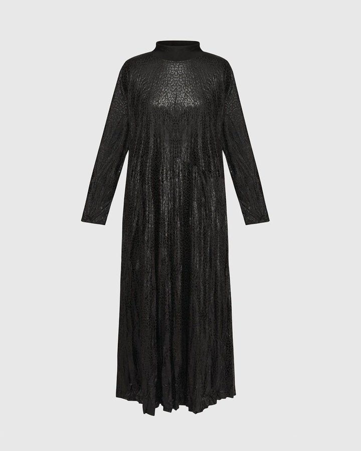 Glimmer Maxi Dress, Black