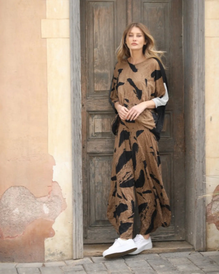 Crinkle Punto Pants for women over 50