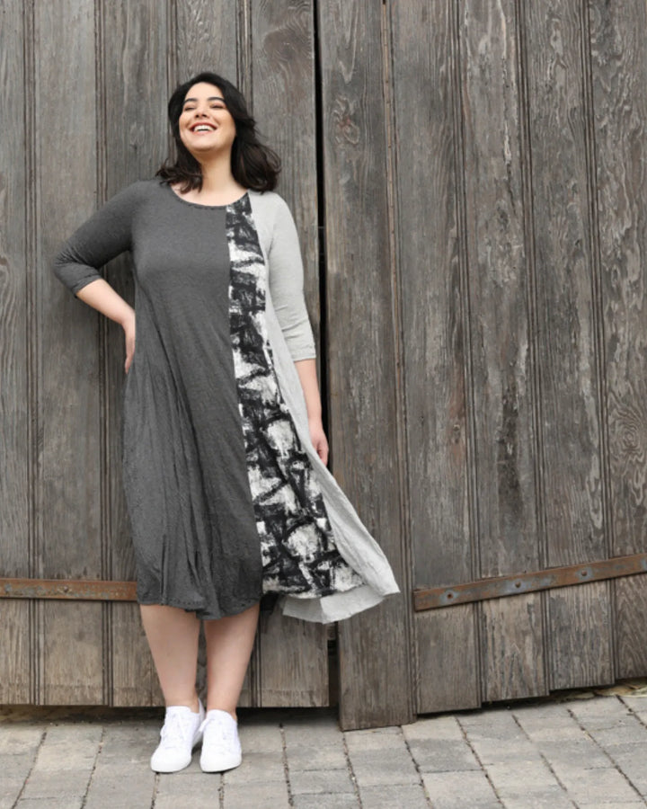 Crinkle Swing Dress for plus size women