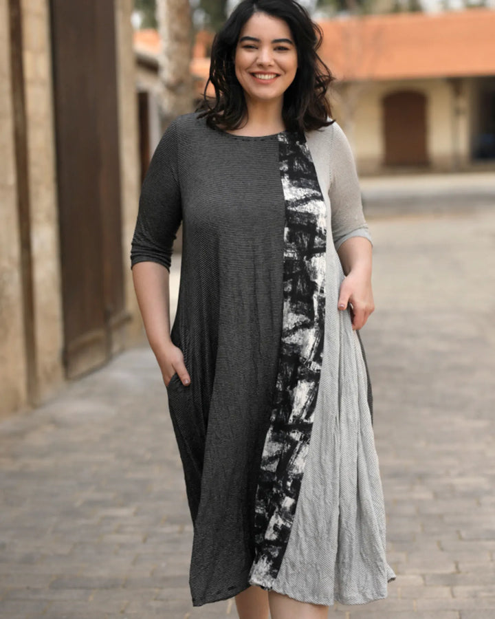 Crinkle Swing Dress for plus size women