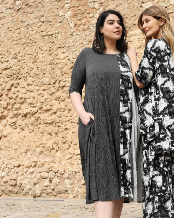 Crinkle Swing Dress for plus size women