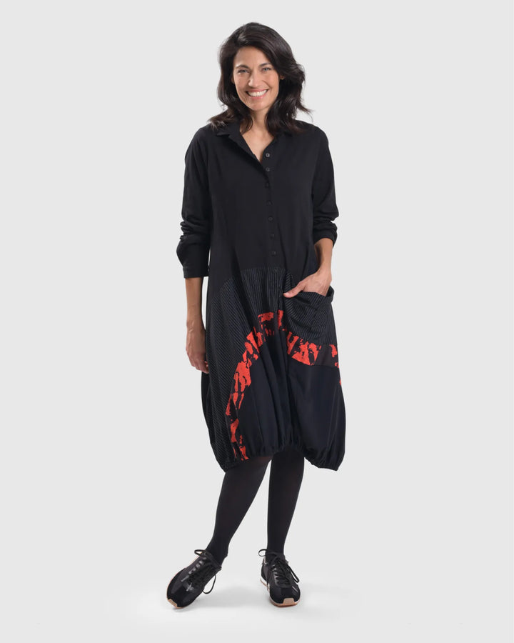 Tekbika Graffiti Wonderful Dress, Black