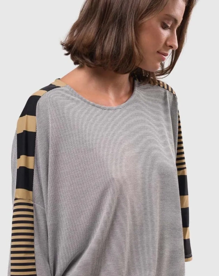 Tekbika Stripe Dolman Top, Dunes