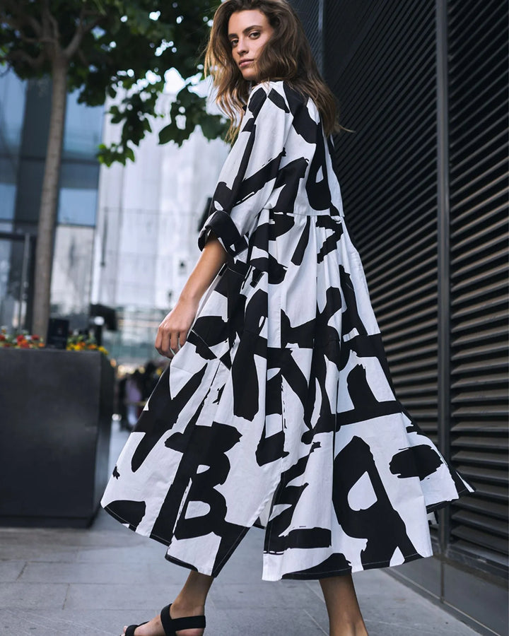 Urban Alana Trapeze Maxi Dress, Marker