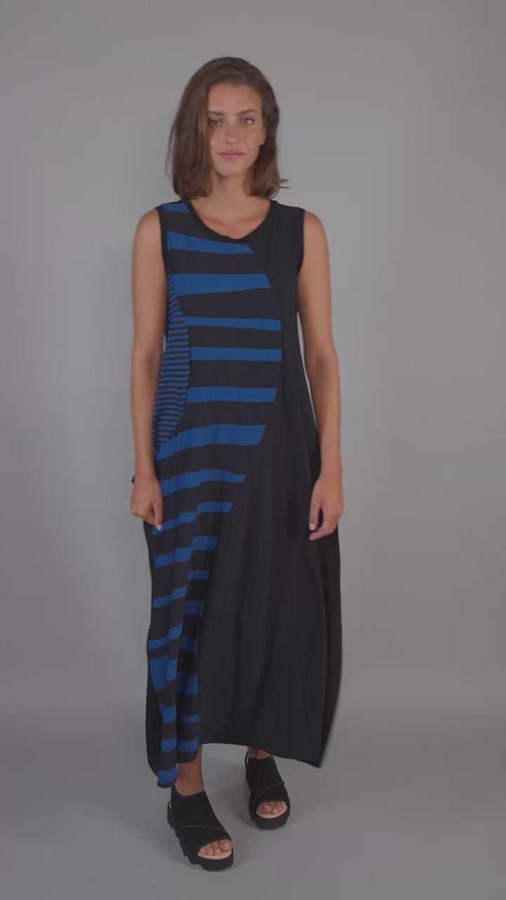 Tekbika Wave Maxi Dress, Ocean