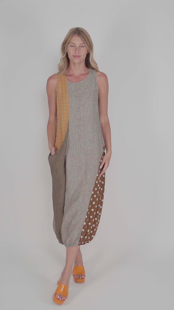 Alicia Sleeveless Wonderful Dress, Mix