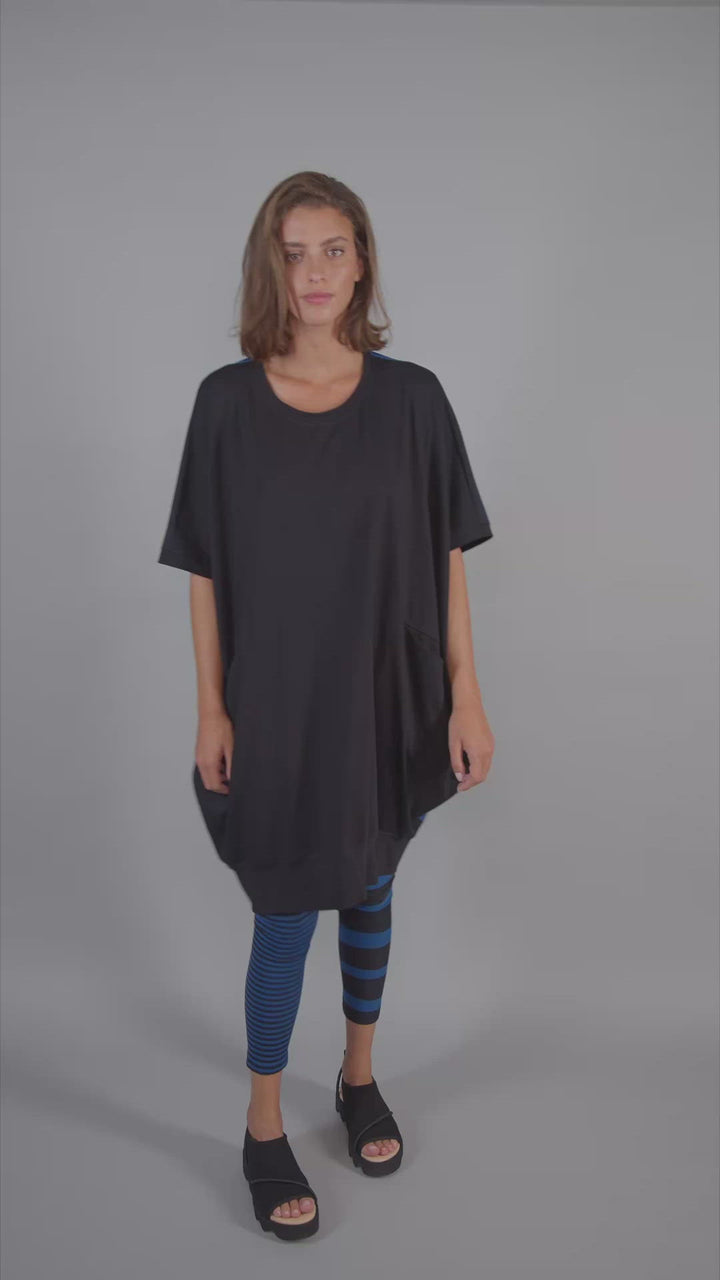 Tekbika Stripe Leggings, Ocean