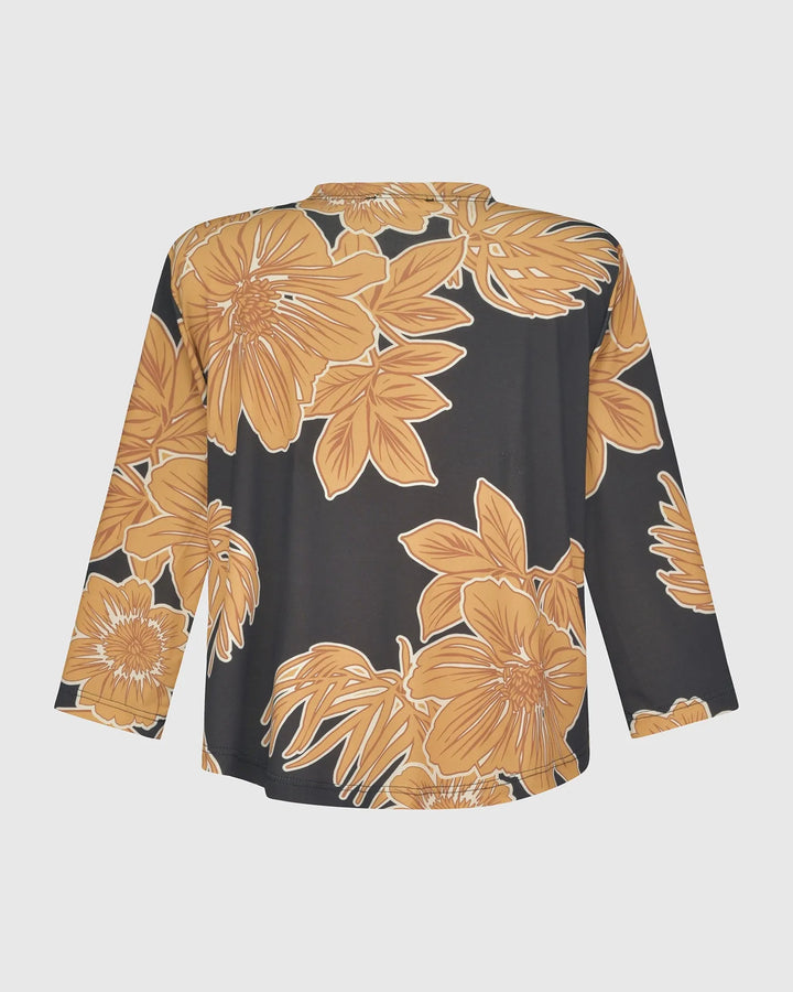 Kona Crop Cardigan Jacket, Gold
