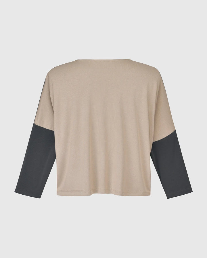 Essential Colorblock Cupro Cardigan, Multi