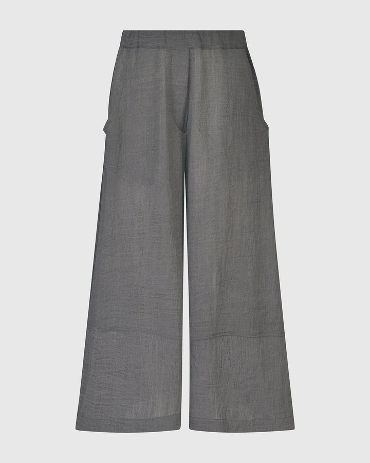 Dana Palazzo Pants, Dove grey