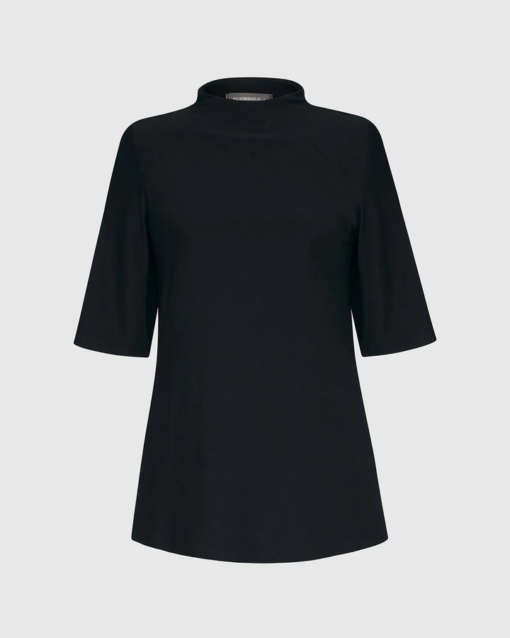 Tekbika Must-Have Mockneck Top, Black