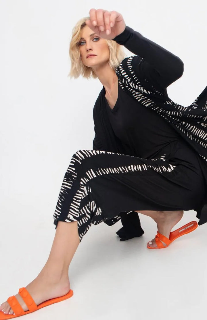 Ozai N Ku Bliss Crop Tulip Pants, Black