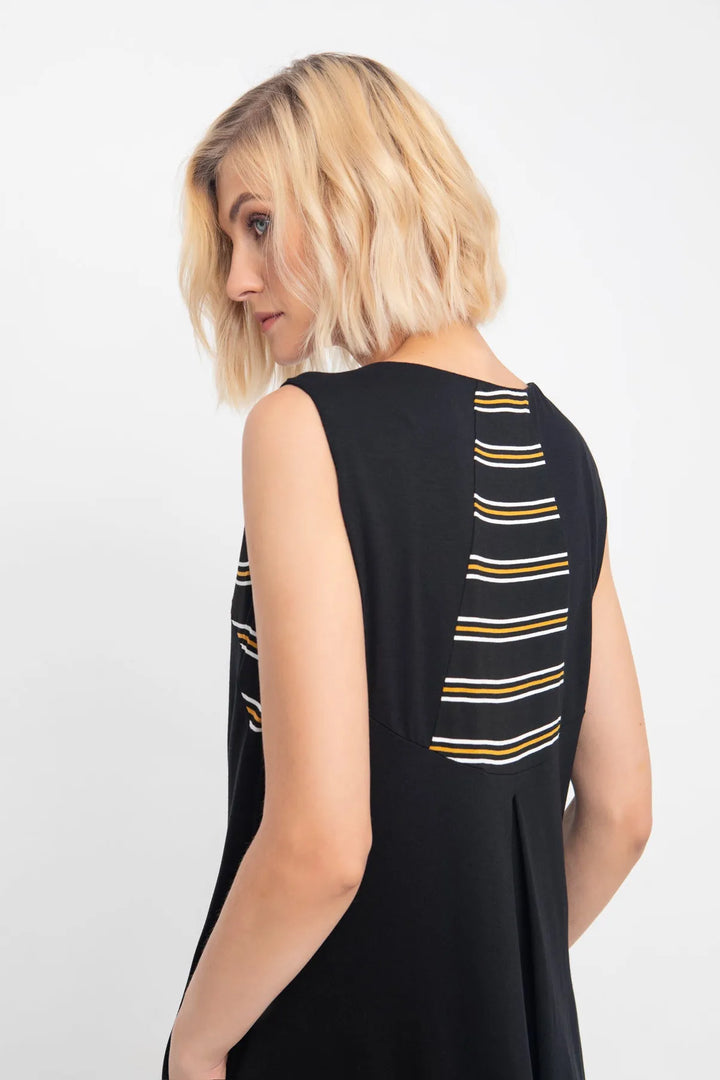 Ozai N Ku Linea Sleeveless Maxi Dress, Stripes