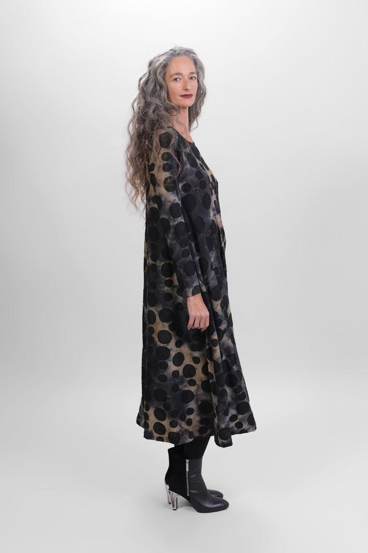Echo Maxi Dress, Coffee - Alembika Designer Women's Clothing