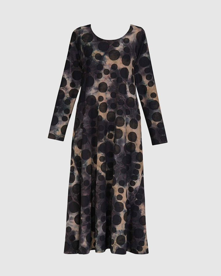 Echo Maxi Dress, Coffee - Alembika Designer Women's Clothing